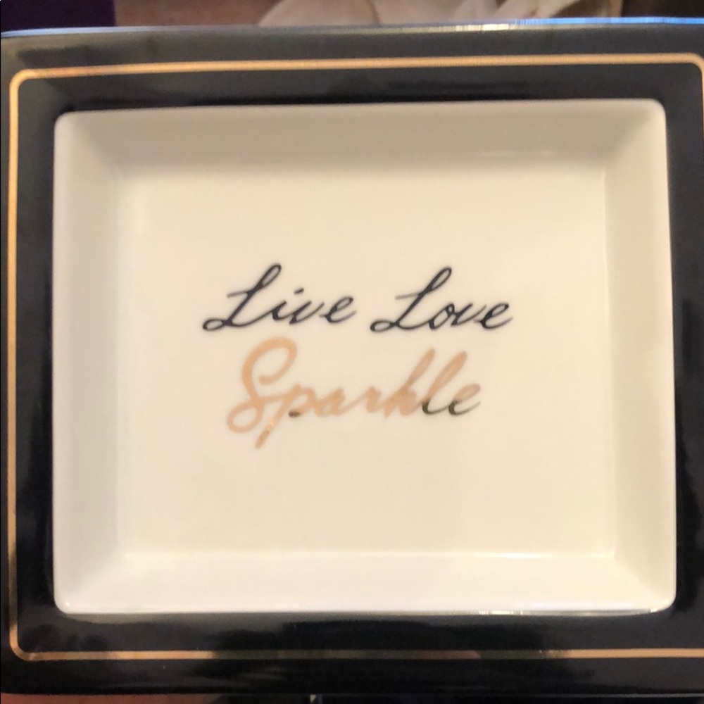 Two’s Company Decorative Porcelain Tray